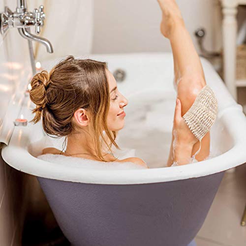 Selaurel Sisal Soap Bags 10 Pack Natural Drawstring Bags Mesh Exfoliating Soap Bag Soap Saver Pouch For Bath And Shower Foaming And Massage #TOP6