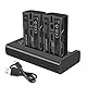 Neewer Ersatz-Akku NP-F550 mit Dual-Ladegerät für Sony NP-F970 F750 F560 F530 F570 CCD-SC55 TR516 TR716 etc. 2 Stück