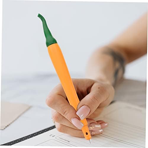 NUOBESTY 42 adet sevimli biber jel kalem, sebze şeklinde, yaratıcı yazı gereçleri, öğrenciler ve ofis malzemeleri için, tekrar kullanılabilir pürüzsüz tükenmez kalem, el işi projeleri ve - Görsel 7