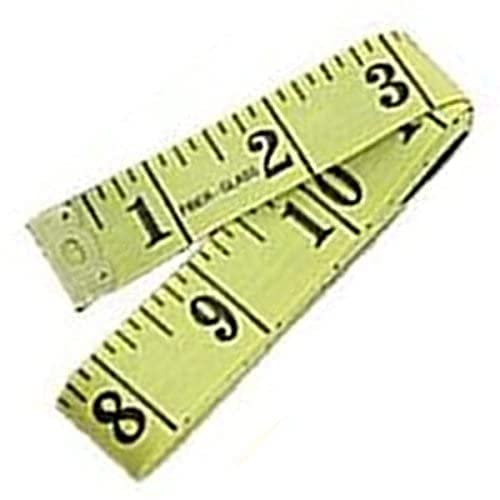 Soft Tape Measure Double Scale Body Sewing Flexible Ruler for Weight Loss Medical Body Measurement Sewing Tailor Craft Vinyl Ruler, Has Centimetre Scale on Reverse Side 150cm/60-inch Gray
