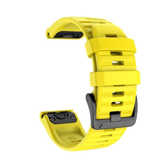 Bracelet de montre 26mm en silicone pour Garmin Fenix 6X en randonnée