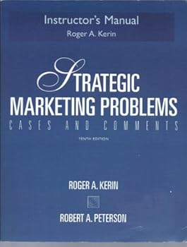Paperback Strategic Marketing Problems, Instructor's Manual Book