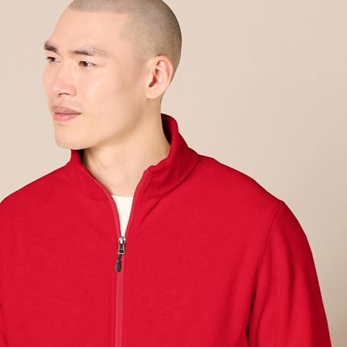 Image of Amazon Essentials Men's Full-Zip Polar Fleece Jacket, Warm, Soft with Zippered Pockets for Cold Outdoor Weather (Available in Big & Tall)