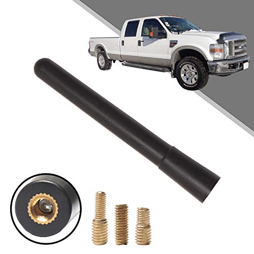 Beneges 4 Inch Stubby Replacement Antenna Compatible with 1980-2019 Ford F250 Truck, Optimized FM AM Reception.