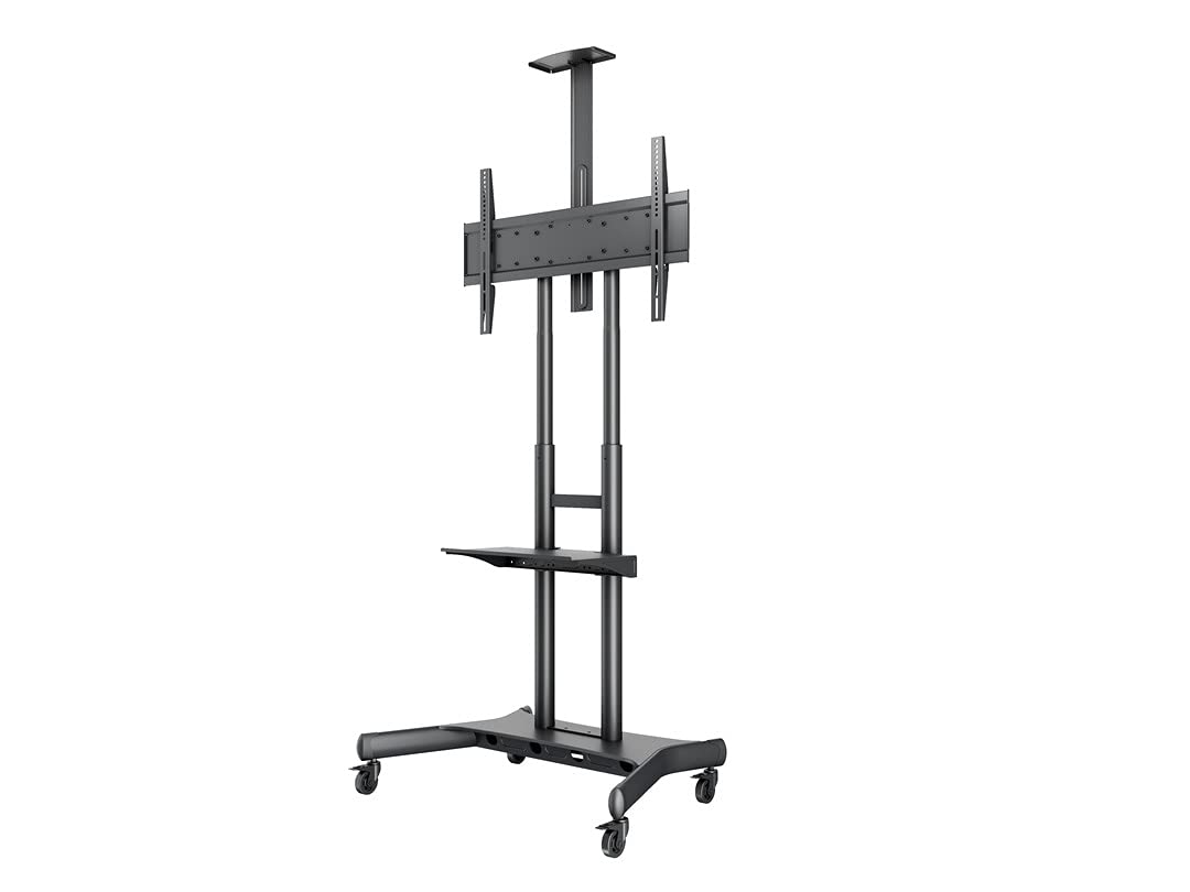 Multibrackets M Public Floorstand for up to 80 inch Screens - Removable Shelf and Camera Holder Included
