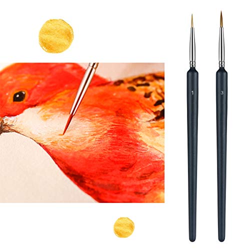 Ultra Fine Detail Paint Brush Set - Fine Tip Art Schilderpenseel voor Tekenen - 5 stuks - Image 4