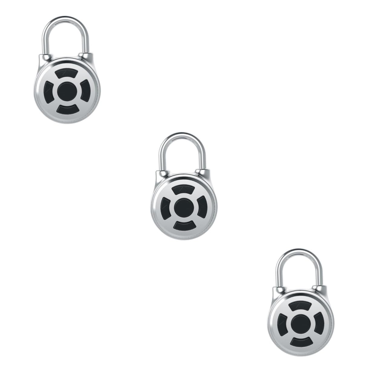 Tofficu 3 Pièces le mot de passe Cadenas portable casier clé bagage verrou porte serrure verrouillage du mot de passe verrouillage par Alliage de zinc