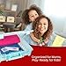 ArtBin 6955AA Super Satchel Compartment Box Clear Craft Organizer Storage Case - Aqua, Pack of 1