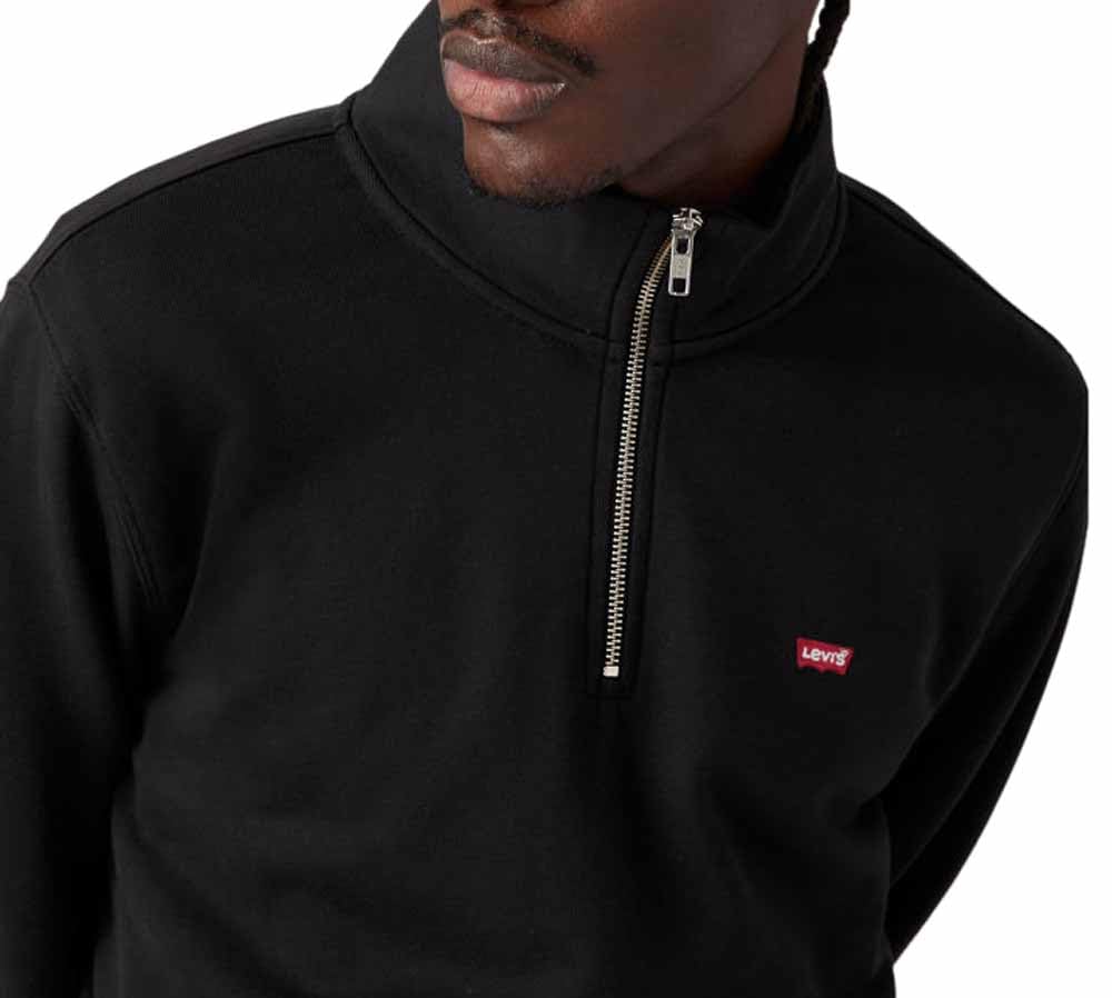 Levi's Oryginalna bluza męska Hm 1/4 Zip, Mineral Black, XL