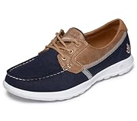 Skechers Go Walk Lite - Isla, Damen Bootschuhe, Blau (Navy), 41 EU