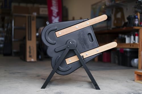 Steele Mixer: Hand-Powered Concrete Mixer | Manual Cement, Stucco, Mortar & Grout Mixer | Lightweight, No Electric Needed | Off-Grid, Emergency & DIY Ready | 34 lbs | Patented USA Design