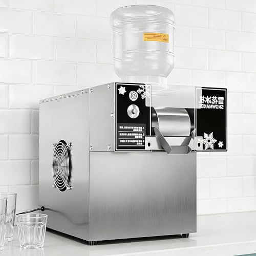 Commercial Flake Ice Machine 60kg/120kg Output | Durable Stainless Steel | 2 Hoppers | 24h Ice Production | Ideal for Restaurants & Bars