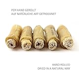 DOGBOSS 100% Natur gefüllte Kaurollen in verschiedenen Größen und Geschmack (5er Hähnchen 17 cm)