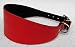 Podenco Greyhound Windhund - Halsband, Halsumfang 40-47cm/65mm Leder °ROT°(PL.9-10-626)