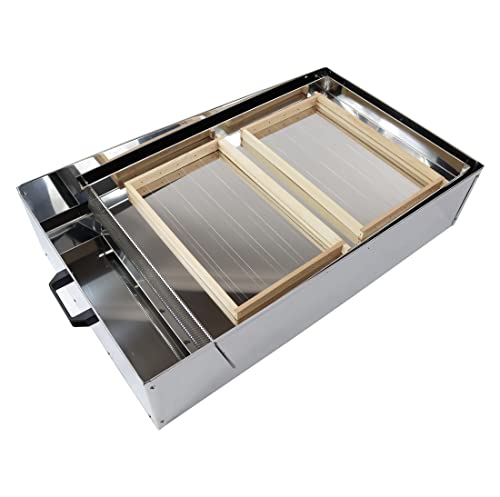 Sonnenwachsschmelzer Pro aus Edelstahl für Rähmchen Waben Bienenwachs Imkerei – Bild 3