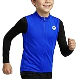 IAGUSOT Kids Softshell Vest Windproof Warm & Breathable, for Cycling, Running, Soccer, Equestrian, Golf, Kids...