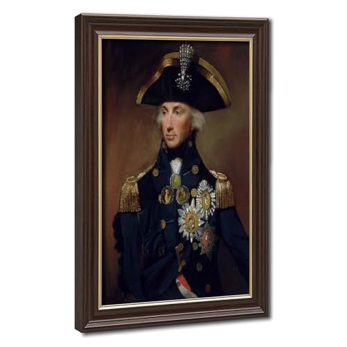 Impression sur toile d'Horatio Nelson de Lemuel Francis Abbott 40x61 cm