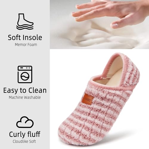 Image of Tanamo House Slippers for Women Men Indoor Barefoot Slippers Socks Slip on House Shoes Cozy Comfy Slippers for Home Bedroom Travel Yoga