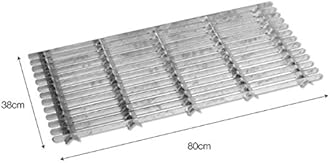 CKB Ltd® Metal Grill Galvanised Steel Doormat Outdoor Garden Entrance Front Door Heavy Duty Boot Scraper Mats - Large