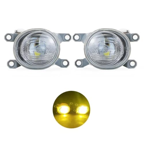 Phare antibrouillard complet pour Toyota Corolla 2019 2020 avec feux de jour jaunes pare-chocs