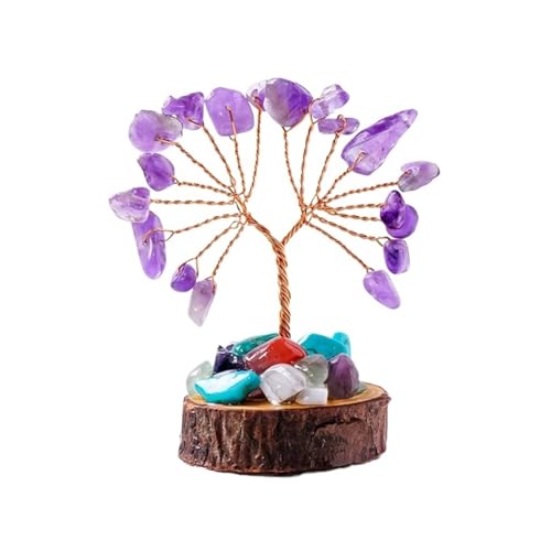 Objeto Decorativo Morado y Figuras para Escritorio Decoración Mesa Hogar 2