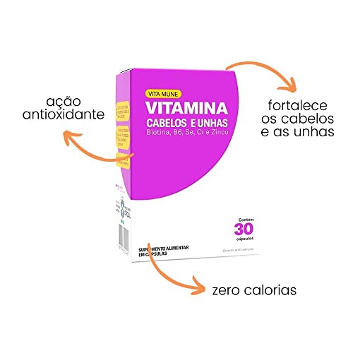 Vita Mune Cabelos E Unha 30 Cápsulas