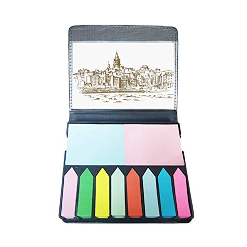 Turkey River Landmark Sketch bloc note adhésif et onglet marque-page couleur