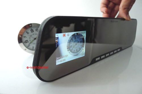 GadgetWorkz 2.7 Inch LCD 1080p HD Car Video Camera w/ Rear Mirror DVR & Night Vision