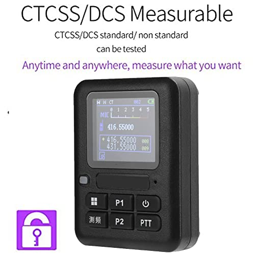 Image of Mini Radio Frequency Meter, Handheld Portable Frequency Counter, Walkie Talkies Mini Decoder, Handheld Portable Radio Frequency Counter Meter with Display Screen