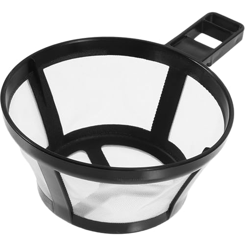 ibasenice Filtro Reutilizable de Café Malla Fina de Nylon y Plástico Filtro de Café Asa para Cafetera Doméstica Colador Práctico en Cocina Uso Cotidiano