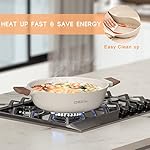 Dezin 5-QT Double-flavor Shabu Shabu Pot with Divider, Dual Sided Nonstick Hot Pot, 12 Inch Divided Stockpot for Cooking, Hotpot for Induction Cooktop, Gas Stove & Hot Burner, Soup Ladle Included - Image 3