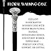 RETRONE Vintage Antique Wooden Walking Cane Size 36 Inch with Silver Brass Handle Knob - Elegant Gift and Collectible for Walking Stick Size 36 Inch (Brown), Medium, Black, RTN-04