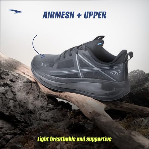 Image of ASIAN Quantum-36 Men's Running Shoes with Dual-Density Memory Foam, EVA Midsole, TPR Traction Outsole & Breathable Knit Upper | Lightweight Shoes for Running, Training & Daily Fitness