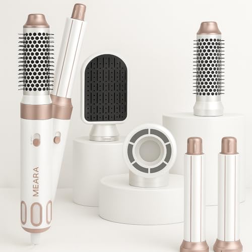 5 in 1 Hair Air Styler, Ionic Hair Dryer Brush Hot-Air Curlers, Multi Hair Styler, Blow Dryer for Fast Drying Straightening Volumizing Curling Styling k-012