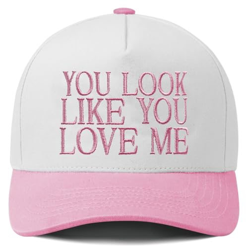 You Look Like You Love Me Funny Trucker Hats Women Vintage Adjustable Baseball Cap Embroidery Fashion Trucker Hat