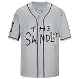 Aolapo 90s Outfit for Men,Sandlot 30 Jersey Rodriguez 30 Squints 5 Yeah-Yeah 11 Short Sleeve Baseball Jerseys for Men Women (L, 30 Gray)