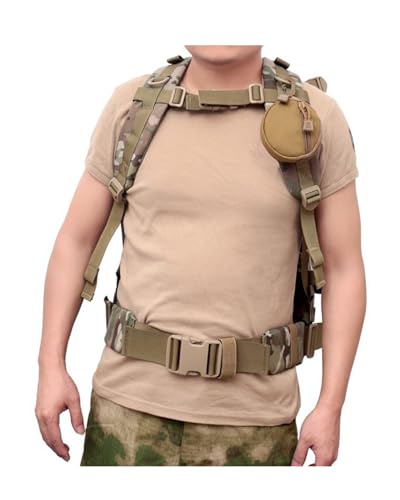 1 Pcs Oxford Fabric Zipper Coin Purse Wallet With Keychain, Coin Organizer, Change Holder,Card Case, Multi-Functional Storage Bag with Round Design,Brown2