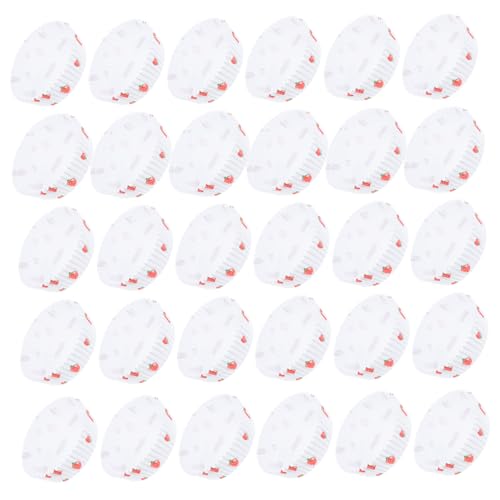 Unomor 100 Pcs Disposable Paper Food Trays Snack Tray Leakproof Edges Hot Dog Holders Paper Food Box for Snacks