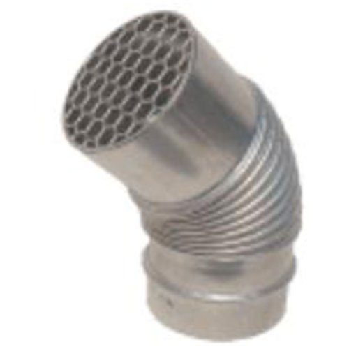 Noritz VT5-S45 45 Degree Bird Screen Horizontal Vent Termination, Stainless Steel