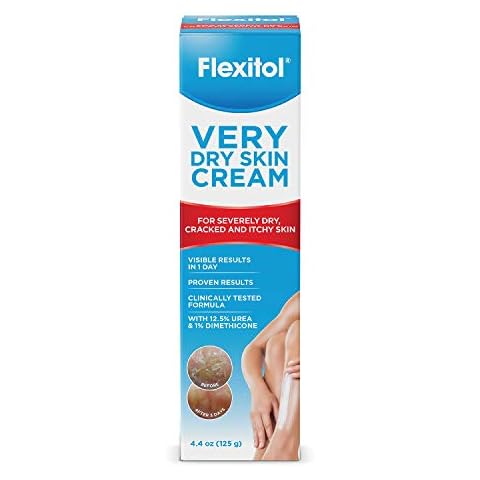 Flexitol Very Dry Skin Cream,Rich Moisturizing Body Cream with Urea, 4.4 Ounce Tube Cover