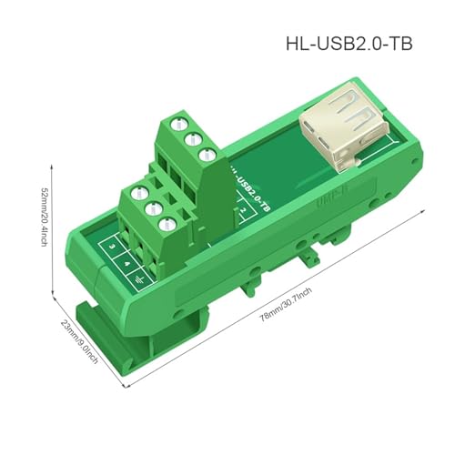 Módulo de bloque de terminales hembra U2.0 para riel DIN y placa UA 2