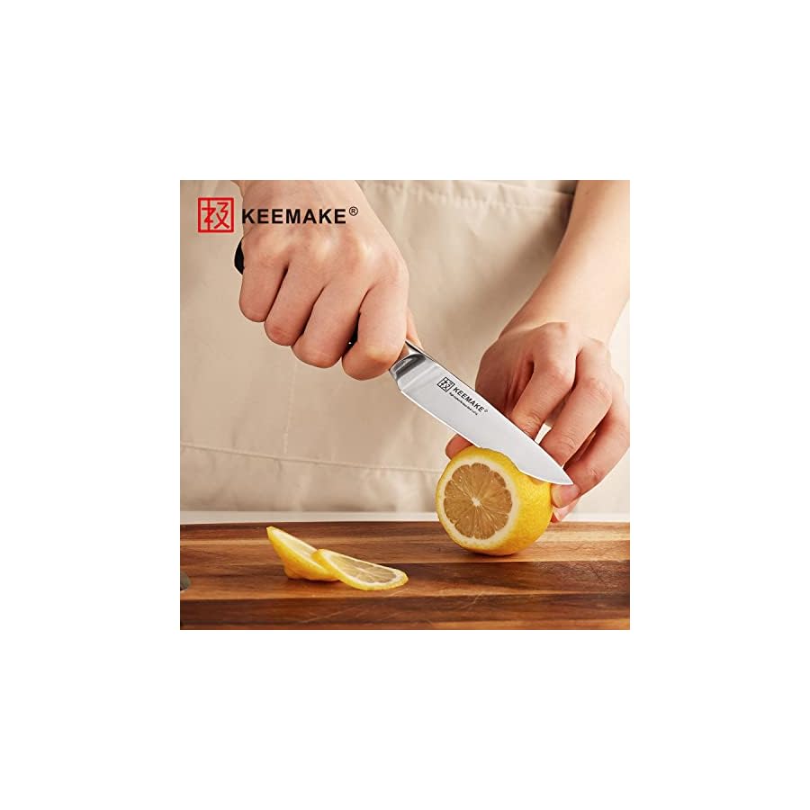 KEEMAKE-Kitchen-Knife-Set-3PCS-Sharp-High-Carbon-Stainless-Steel-Cooking-Knife-Set-with-Ergonomic-Handle-Chef-Knife-Meat-Knife-Paring-Knife-Kitchen-Utensils-Set-for-Meat-Vegetable-Fruit-Cutting KEEMAKE Kitchen Knife Set, 3PCS Sharp High Carbon Stainless Steel Cooking Knife Set with Ergonomic Handle, Chef Knife, Meat Knife, Paring Knife, Kitchen Utensils Set for Meat Vegetable Fruit Cutting