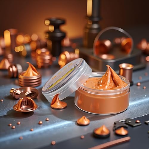 Image of 1Pc Electrical Contact Grease - Conductive Paste Automotive, Conductive Greases Electrical Connections, Copper Anti-Seize Compound Greases, High Temperature Tune Up Grease for Electronics, Tool Parts
