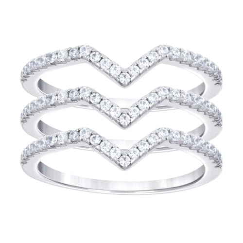 Bague en argent 925 style tendance avec zircone pour vos soirées