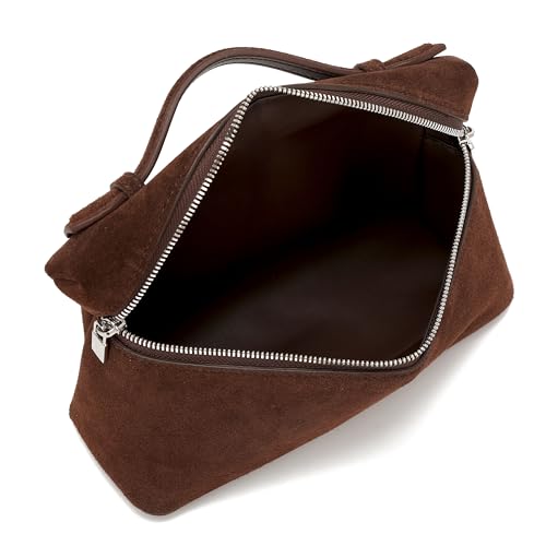 Image of Rejolly Crossbody Bag for Women Small Top-Handle Leather Pouch Purse Shoulder Handbag