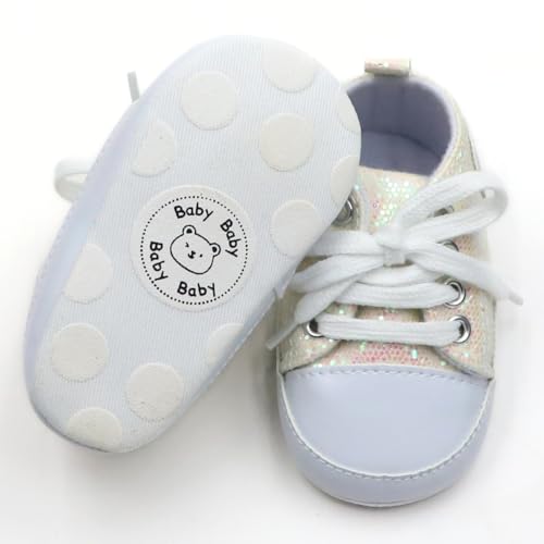 Trendy Comfortable Sequin Sneakers for Baby Boys, Lightweight Non Slip Shoes for Indoor Walking, Spring and Autumn3