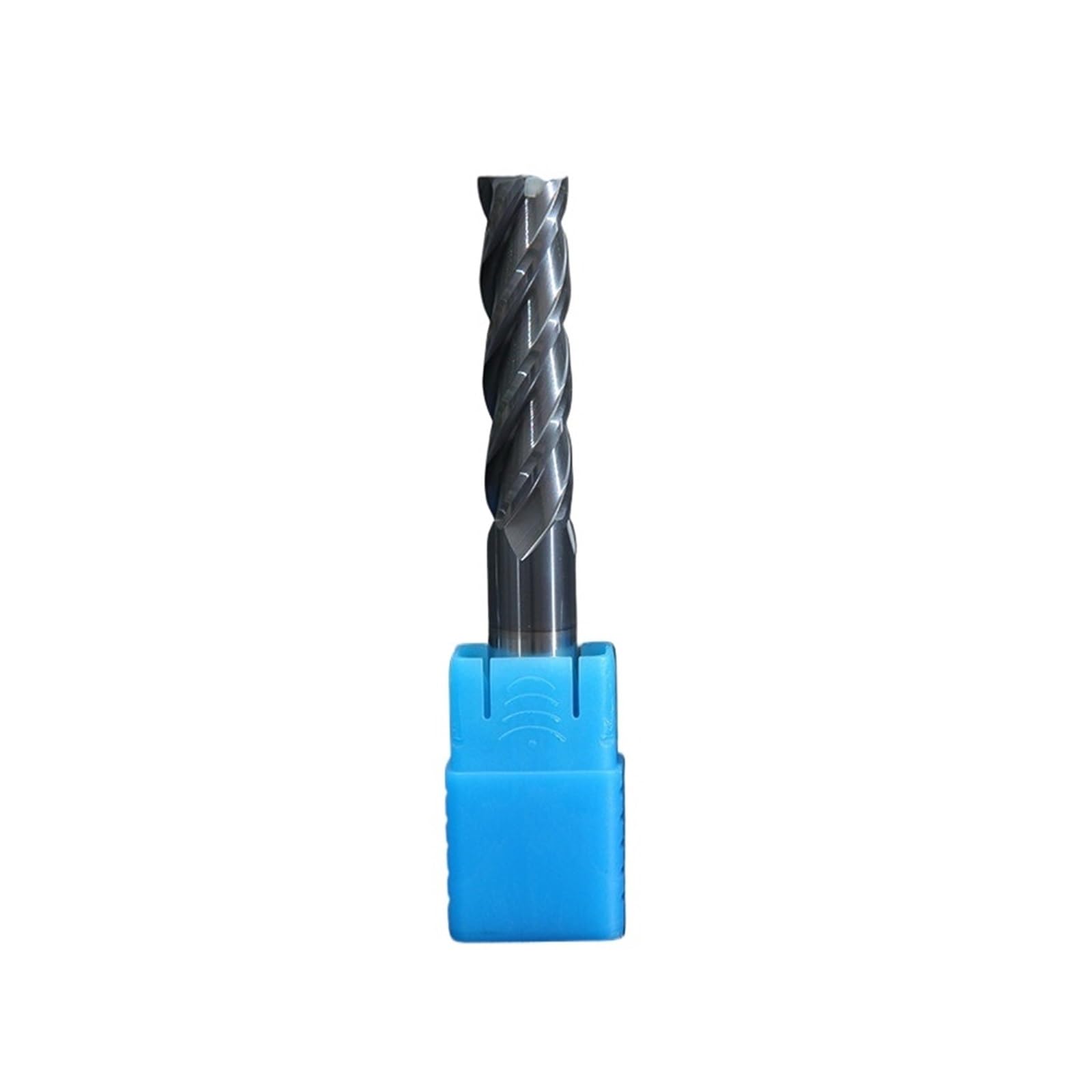 1 Uds. Fresa de acero carburo tungsteno HRC50 4 flauta 4mm 6mm 8mm 10mm 12mm 14mm 16mm herramienta Metal(20x20Dx100L)