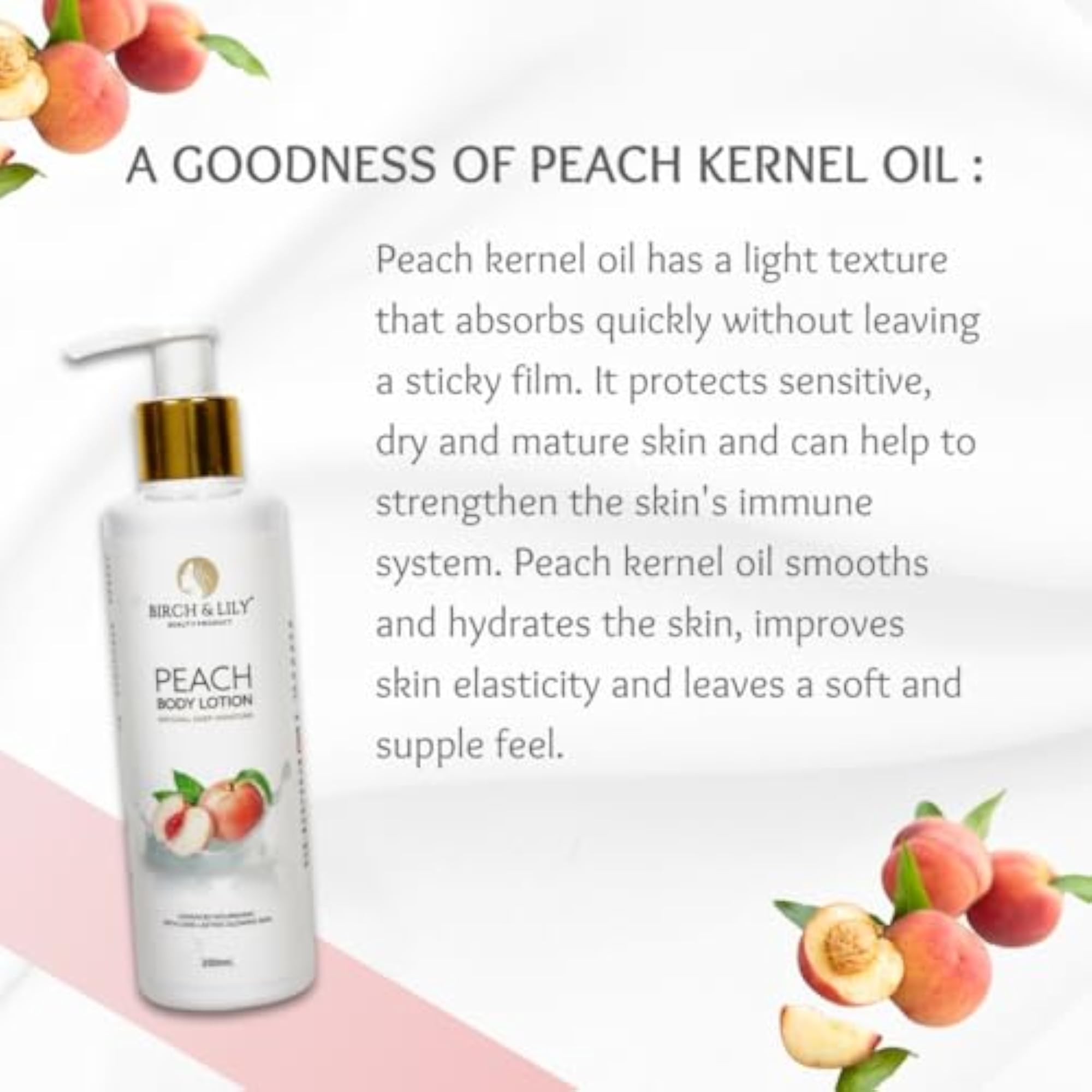 Peach Body Lotion - Hydrating & Nourishing