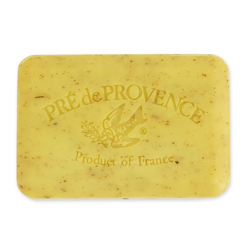 Image of Pre de Provence Artisanal Soap Bar, Enriched with Organic Shea Butter, Natural French Skincare, Quad Milled for Rich Smooth Lather, 8.8 Ounce, Lemongrass