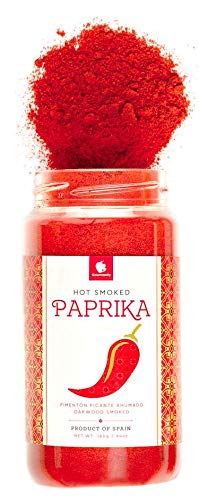 Miniatura 2 de Gourmanity Pimentón ahumado en polvo, condimento de pimentón español de primera calidad, madera de roble ahumado para añadir profundidad, sabor y